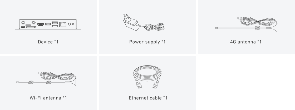 InBox Industrial Edge Computer package list