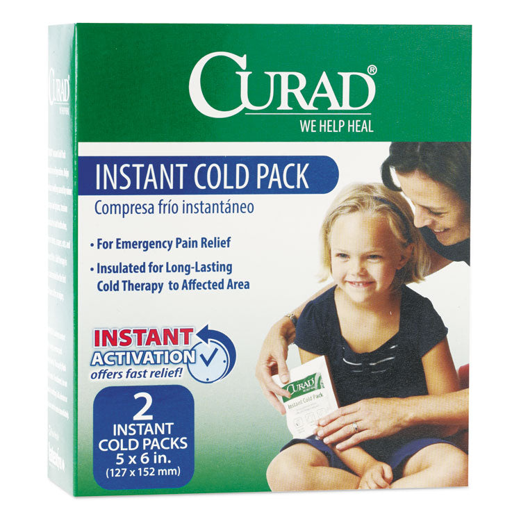 Curad? Instant Cold Pack, 5 x 6, 2/Box (MIICUR961R)