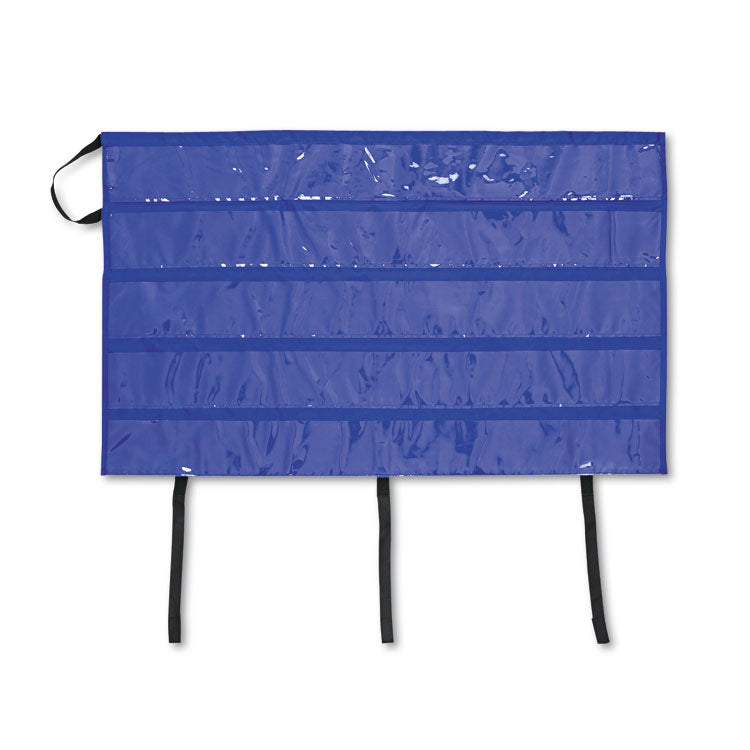 Carson-Dellosa Education Border Storage Pocket Chart, Blue/Clear, 41