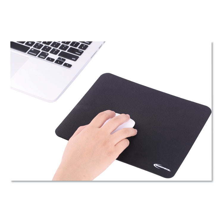 Innovera? Mouse Pad, 9 x 7.5, Black (IVR52448)