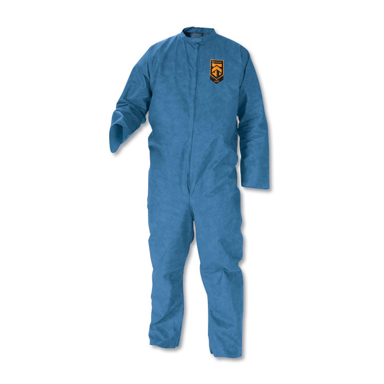 KleenGuard? A20 Breathable Particle Protection Coveralls, Large, Blue, 24/Carton (KCC58533)