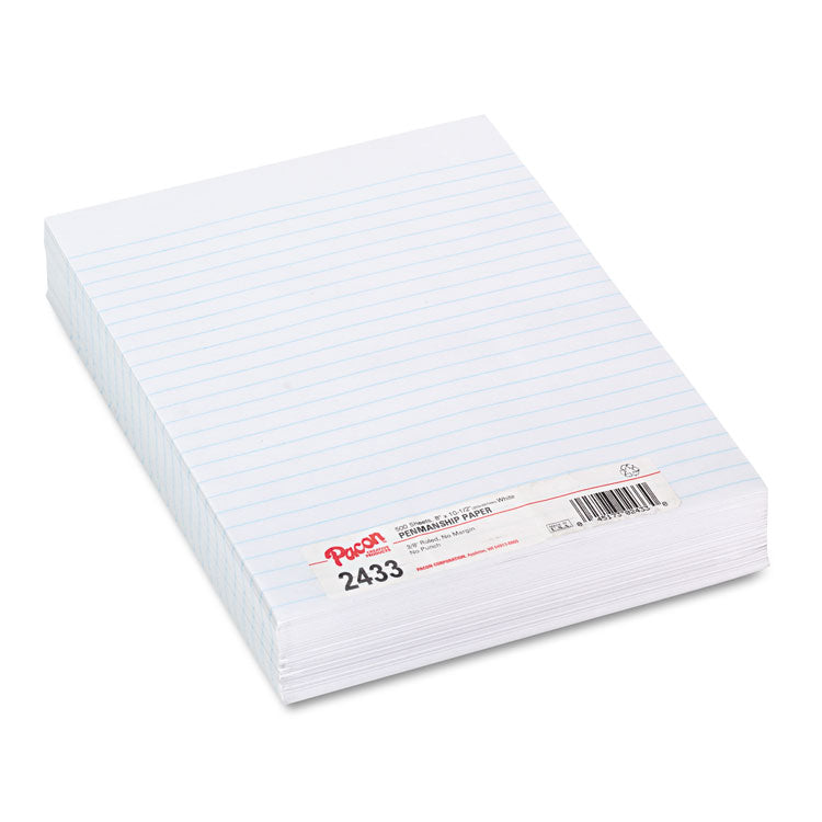 Pacon? Composition Paper, 8 x 10.5, Wide/Legal Rule, 500/Pack (PAC2433)