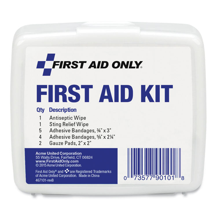 PhysiciansCare? by First Aid Only? First Aid On the Go Kit, Mini, 13 Pieces, Plastic Case (FAO90101)