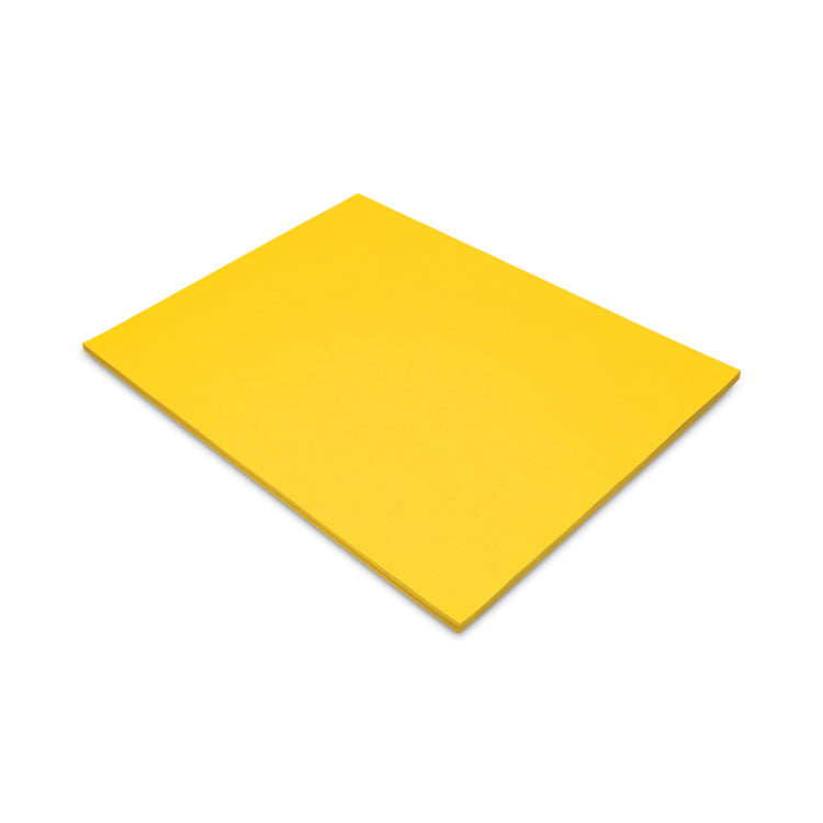 Pacon? Tru-Ray Construction Paper, 76 lb Text Weight, 18 x 24, Yellow, 50/Pack (PAC103068)