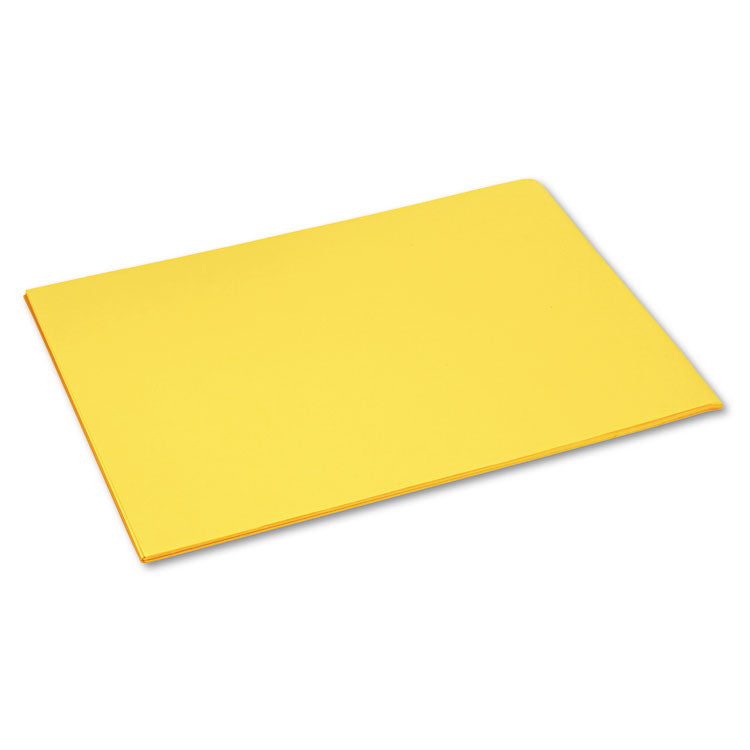 Pacon? Tru-Ray Construction Paper, 76 lb Text Weight, 18 x 24, Yellow, 50/Pack (PAC103068)
