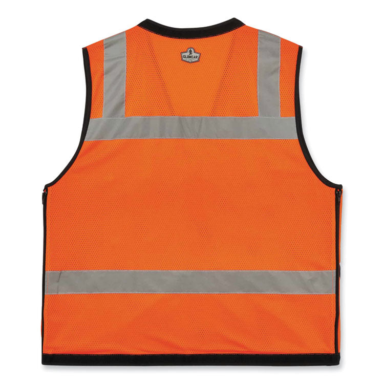 ergodyne? GloWear 8253HDZ Class 2 Heavy-Duty Mesh Surveyors Vest, Polyester, 2X-Large/3X-Large, Orange, Ships in 1-3 Business Days (EGO23317)