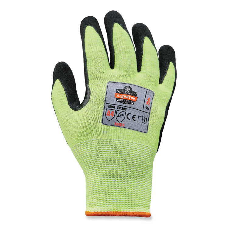 ergodyne? ProFlex 7041-CASE ANSI A4 Nitrile Coated CR Gloves, Lime, Medium, 144 Pairs/Carton, Ships in 1-3 Business Days (EGO17823)