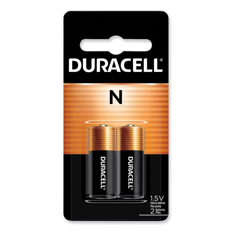 Duracell? Specialty Alkaline Battery, N, 1.5 V, 2/Pack (DURMN9100B2PK)
