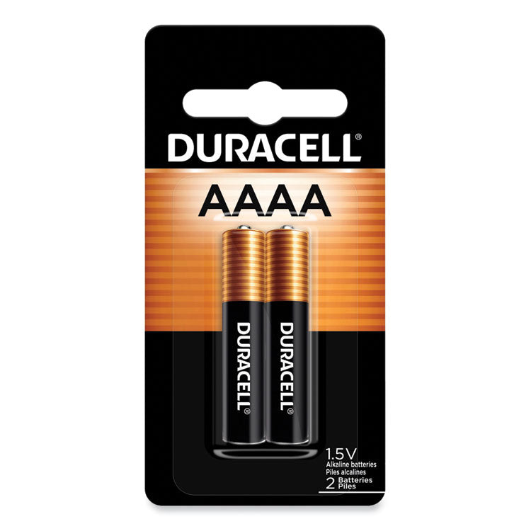Duracell? Specialty Alkaline AAAA Batteries, 1.5 V, 2/Pack (DURMX2500B2PK)
