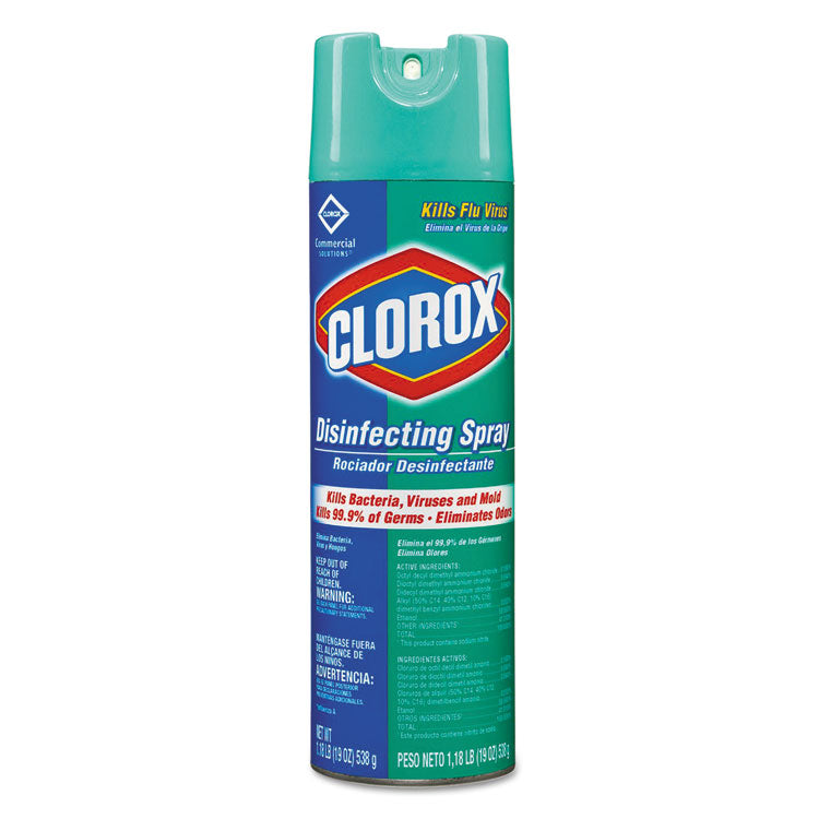 Clorox? Disinfecting Spray, Fresh, 19 oz Aerosol Spray (CLO38504)