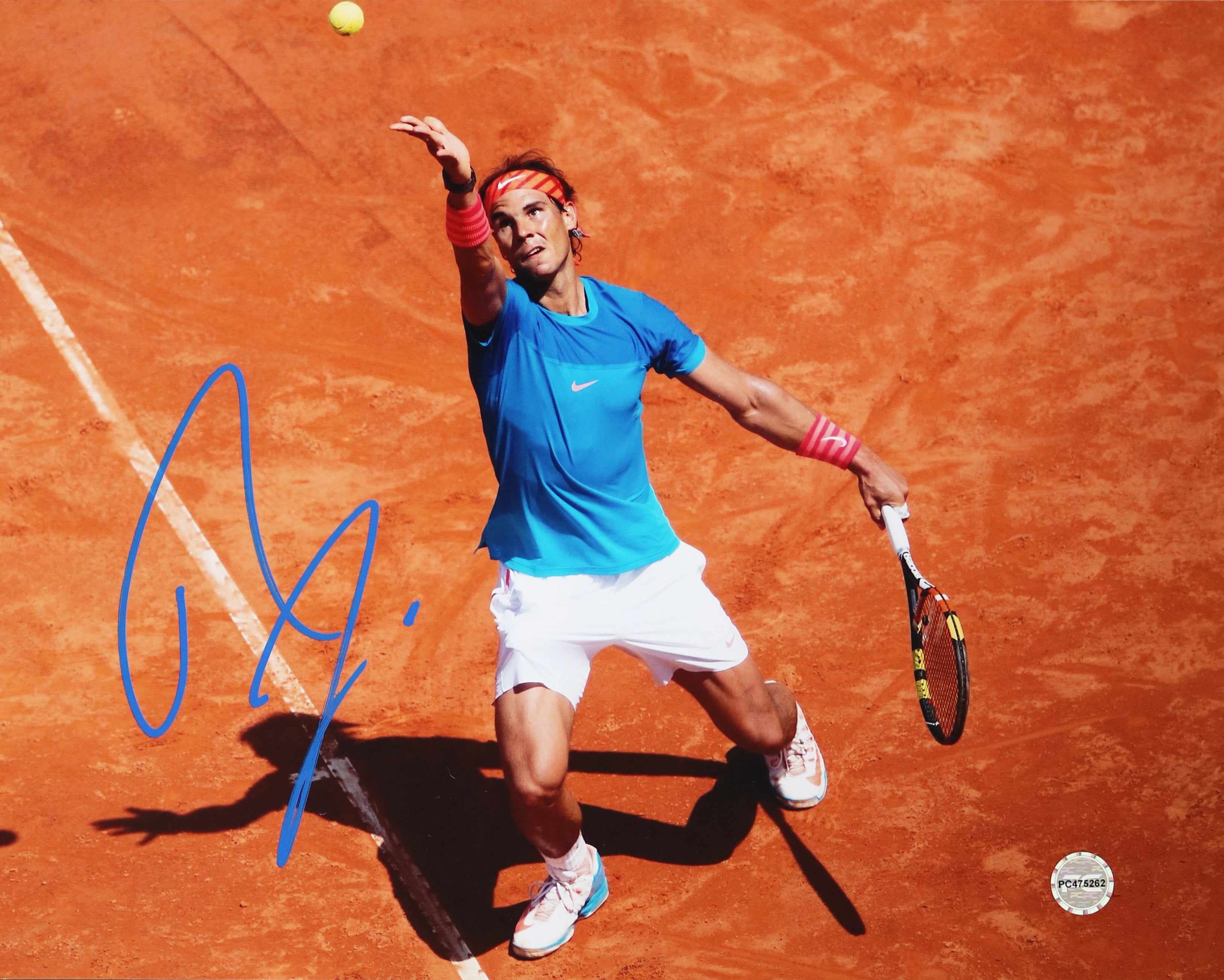 Rafael Nadal Pro Tennis Player Signed Autographed 8