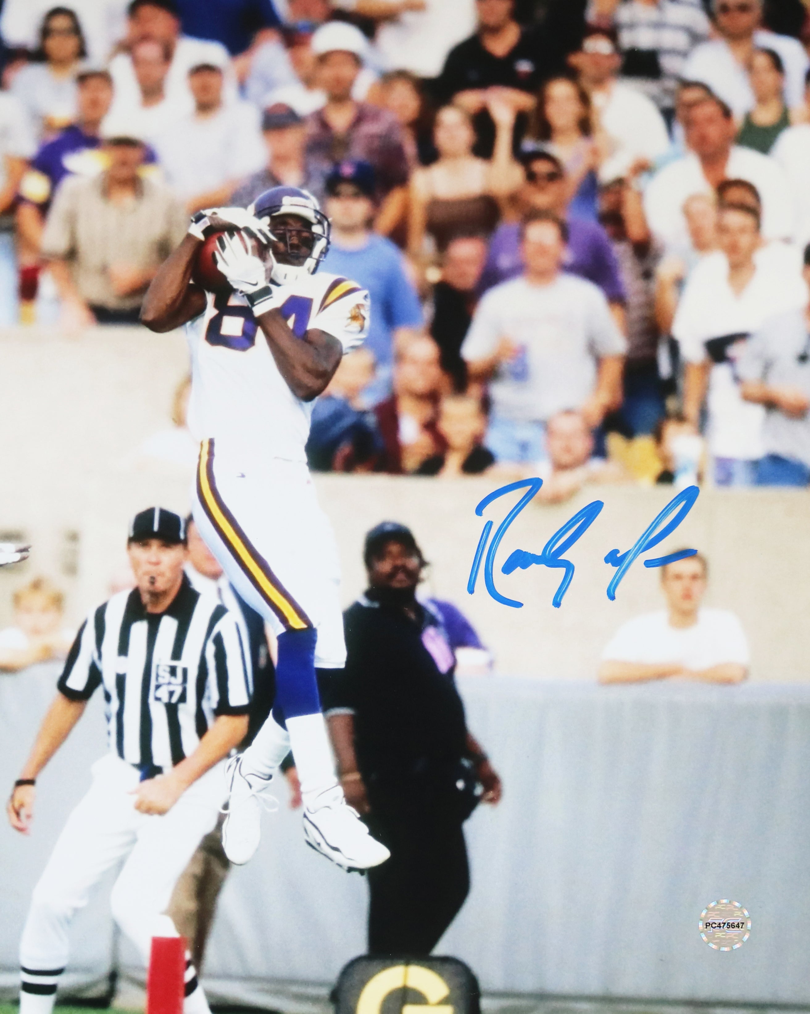 Randy Moss Minnesota Vikings Signed Autographed 8