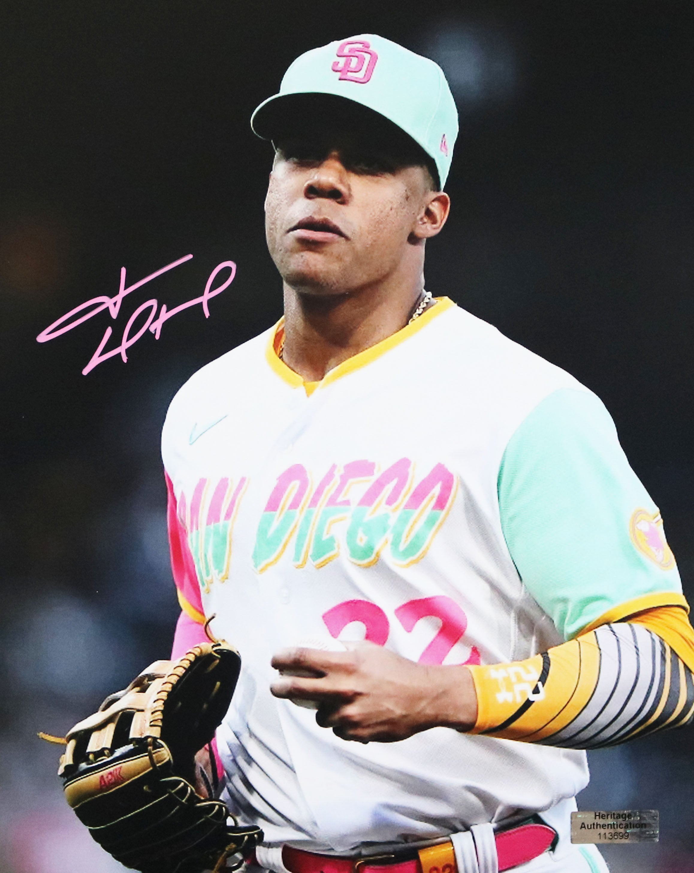 Juan Soto San Diego Padres Signed Autographed 8