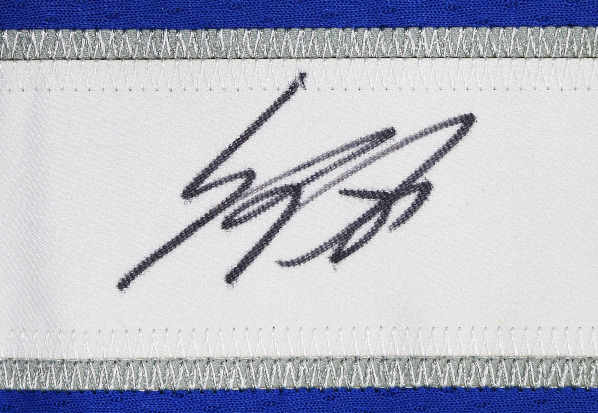 Enes Kanter Kentucky Wildcats Signed Autographed Blue #0 Jersey JSA COA Sticker Hologram Only