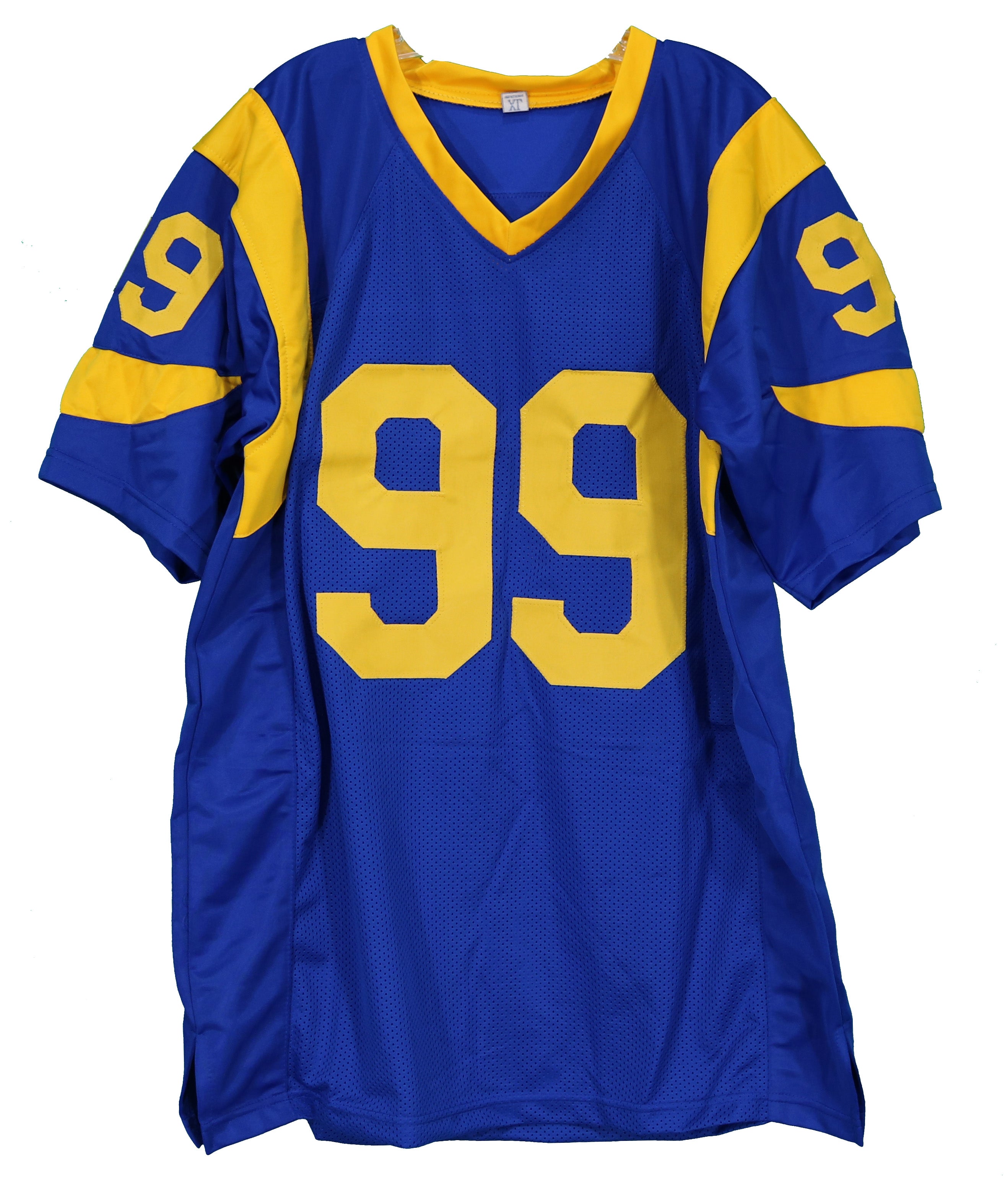 Aaron Donald Los Angeles Rams Signed Autographed Blue #99 Custom Jersey PAAS COA