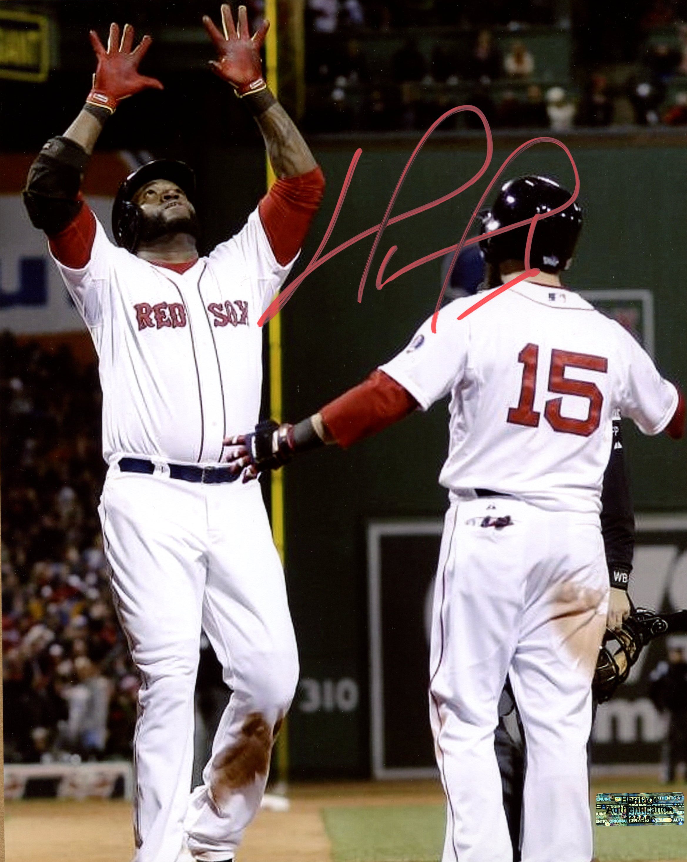 David Ortiz Boston Red Sox Signed Autographed 8