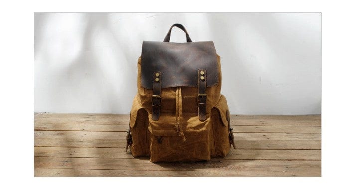 Vintage Canvas Reiserucksack Rucksacktasche