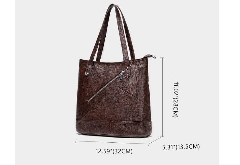 leather beach tote handbag womens