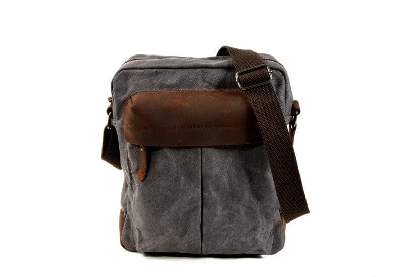 Unisex canvas crossbody messenger bag