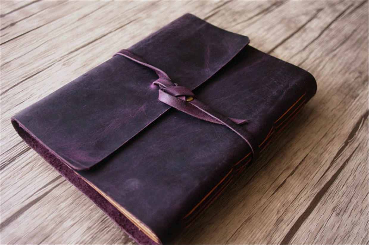 Leather Graduation Guest Book