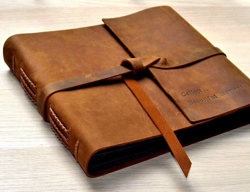 Leather Bridal Shower Guest Book