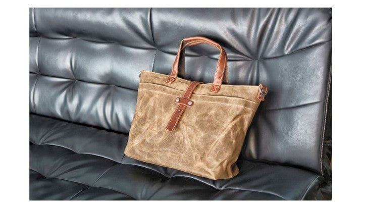 sac à main en toile cuir femme fourre-tout