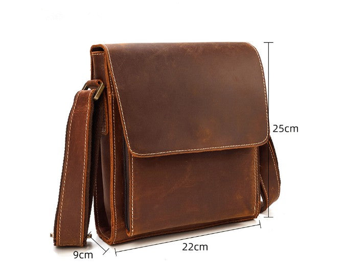 leather shoulder bags for business man