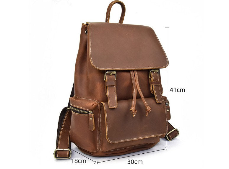 High Quality Leather Designer Backpack