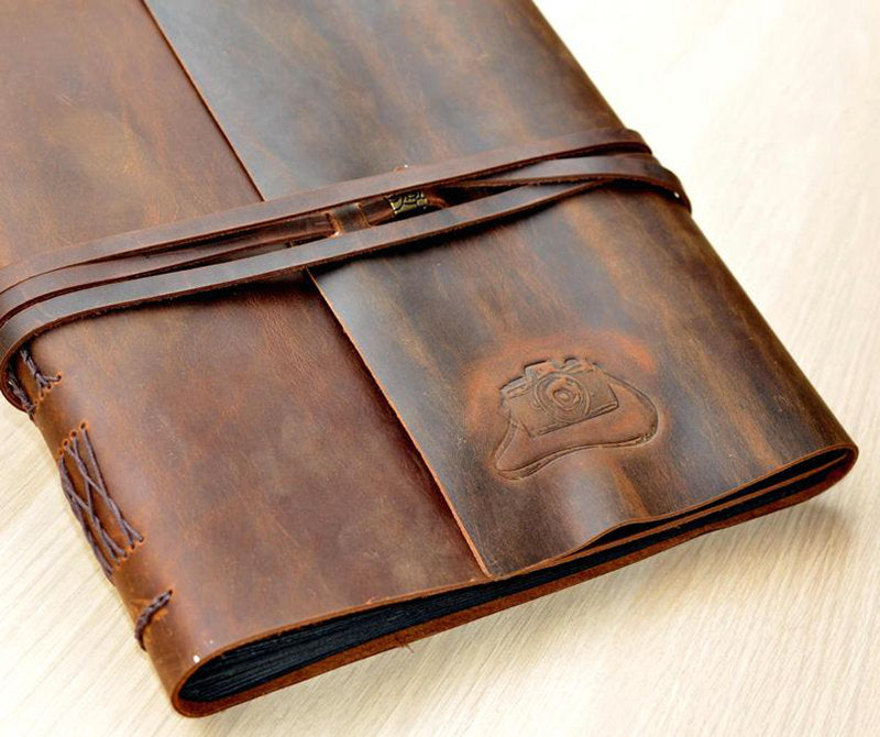 Leather Custom Guest Book