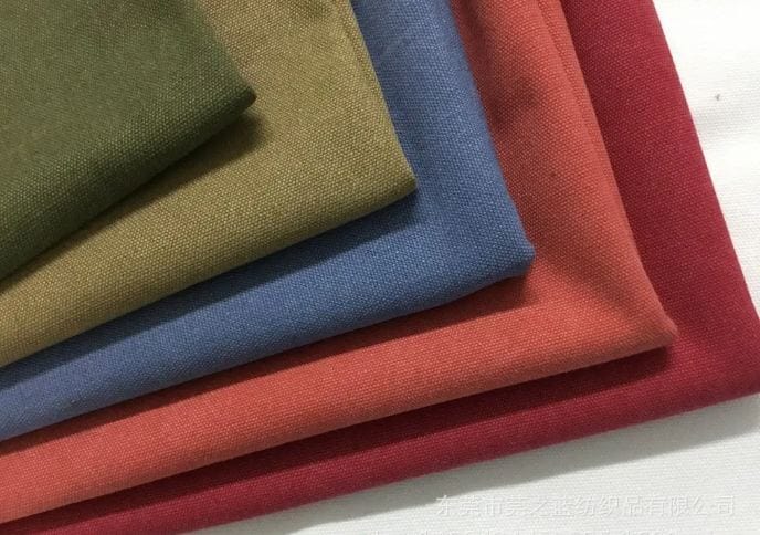 What is canvas material made of?