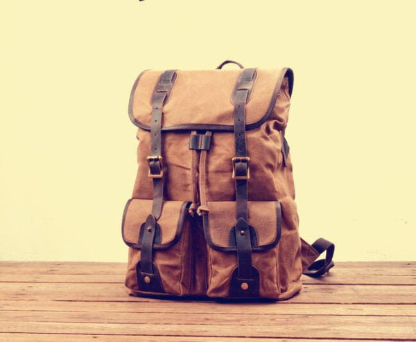 Canvas-Rucksack