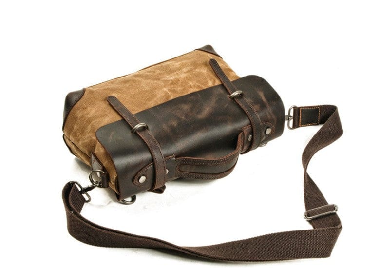 vintage canvas messenger bag