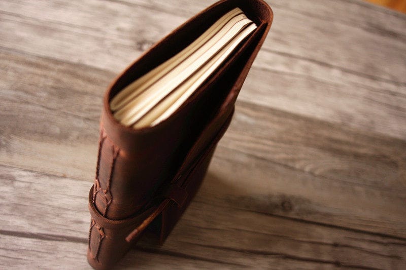 Leather Creative Guest Photo Book