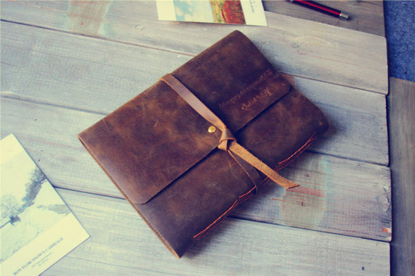 recyle leather bound notebooks