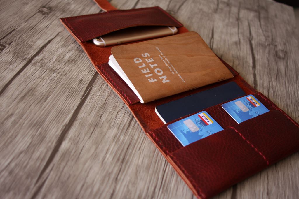 Leather Passport Cover Case
