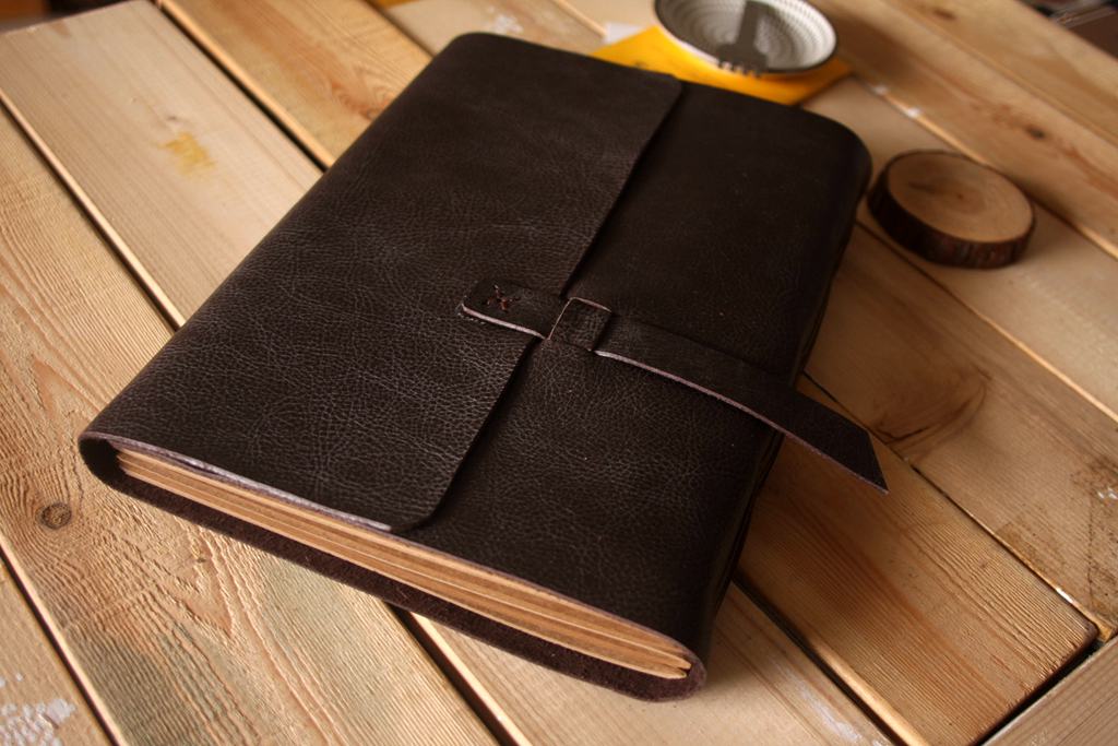 Leather Blank Guest Book Album
