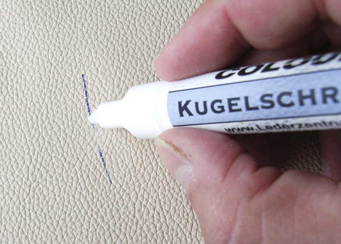 nettoyer et enlever l'encre du cuir