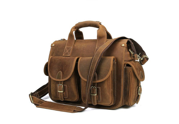 clean leather messenger bags