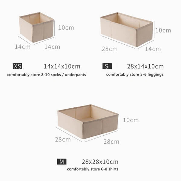 3er set Schubladen Organizer