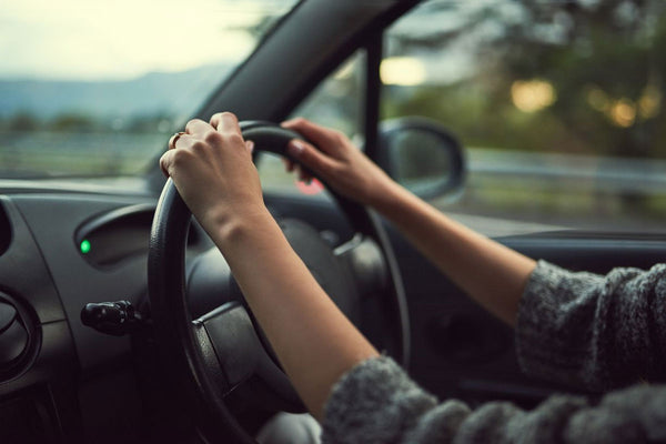 Heated Steering Wheel Cover in Use