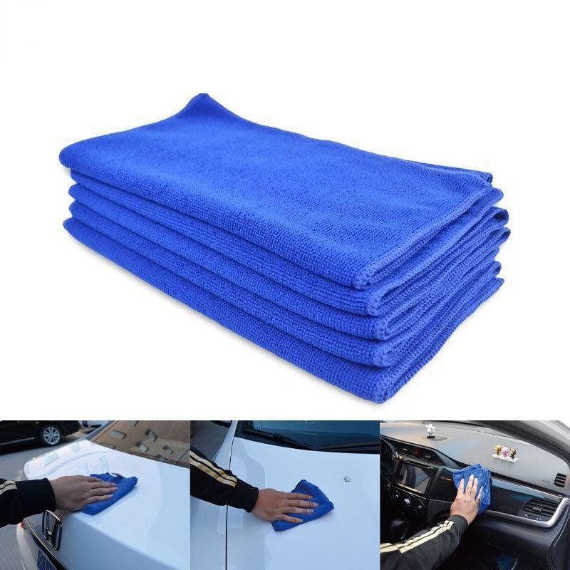2 Pcs Car Coral Fleece Auto Wiping Rags Efficient Super Absorbent Microfiber Cleaning Cloth Home Towel Wash 30x30