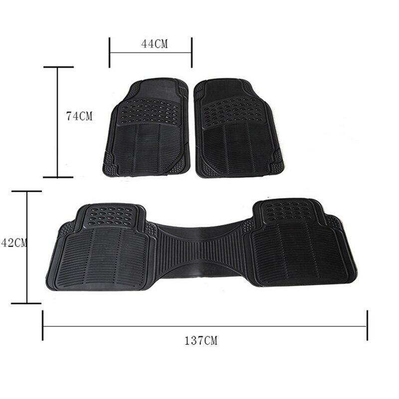 Car Floor Mats for All Weather Rubber Tactical Heavy Duty  3pcs/Set