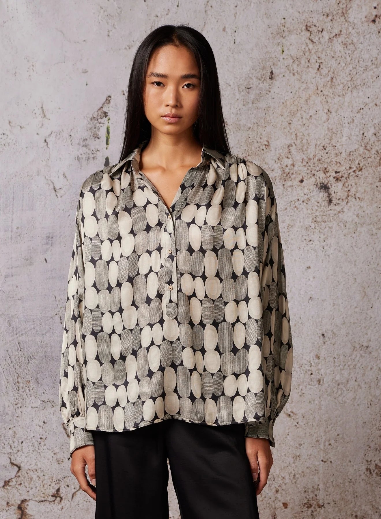 Calbiza Printed Blouse