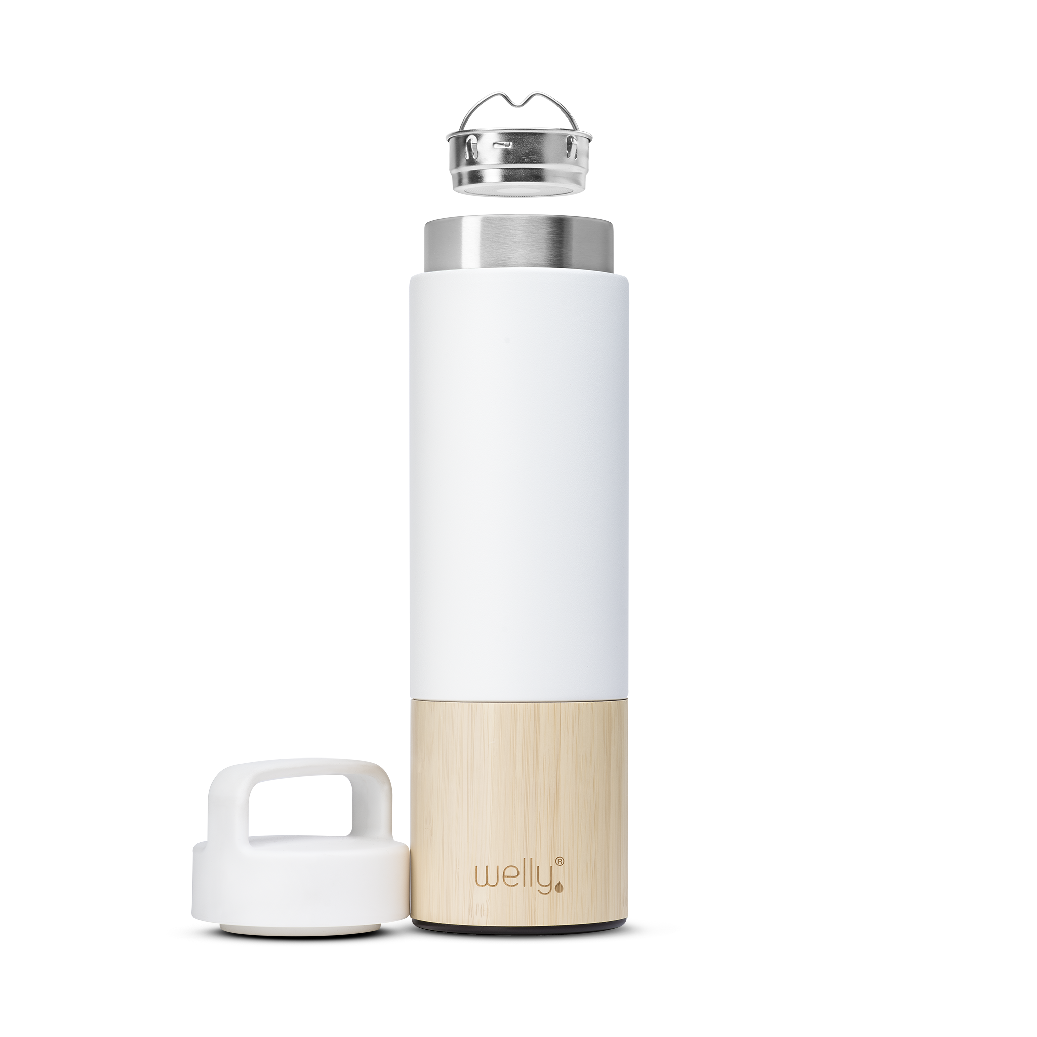 Traveler 18oz Bamboo Water Bottle