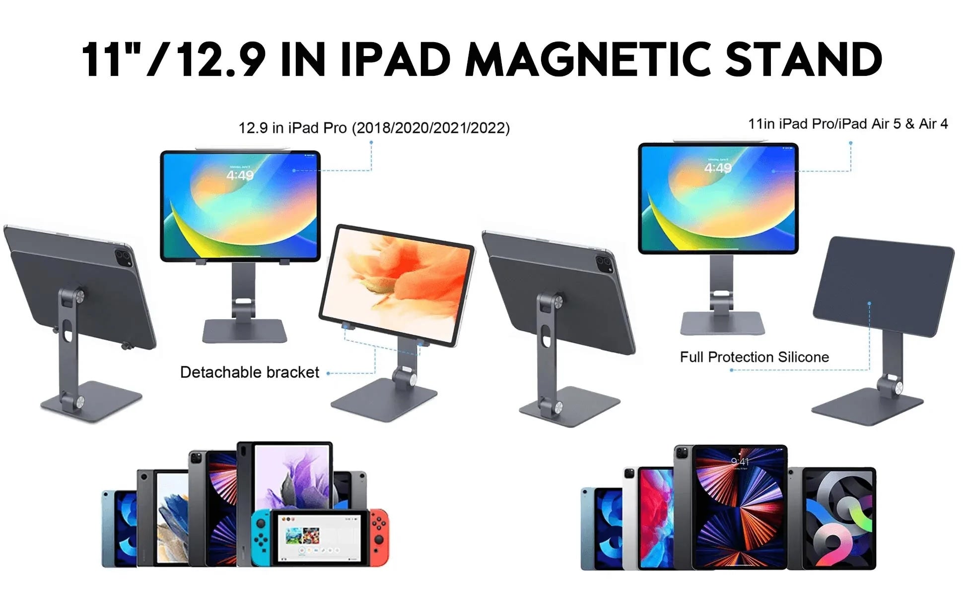 12.9-inch-ipad-magnetic-stand-can-be-adapted-to-a-variety-of-devices-iPhone-tablet