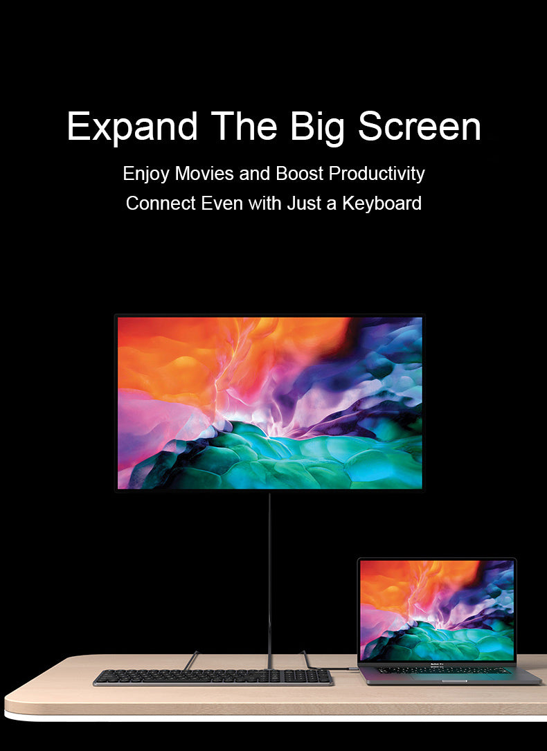 Expandable Large Screen, Bigger And Clearer