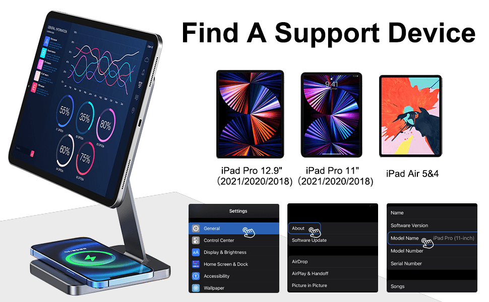 designed-for-12.9ipadpro-ipadair5-supports- iphone-wireless-charging