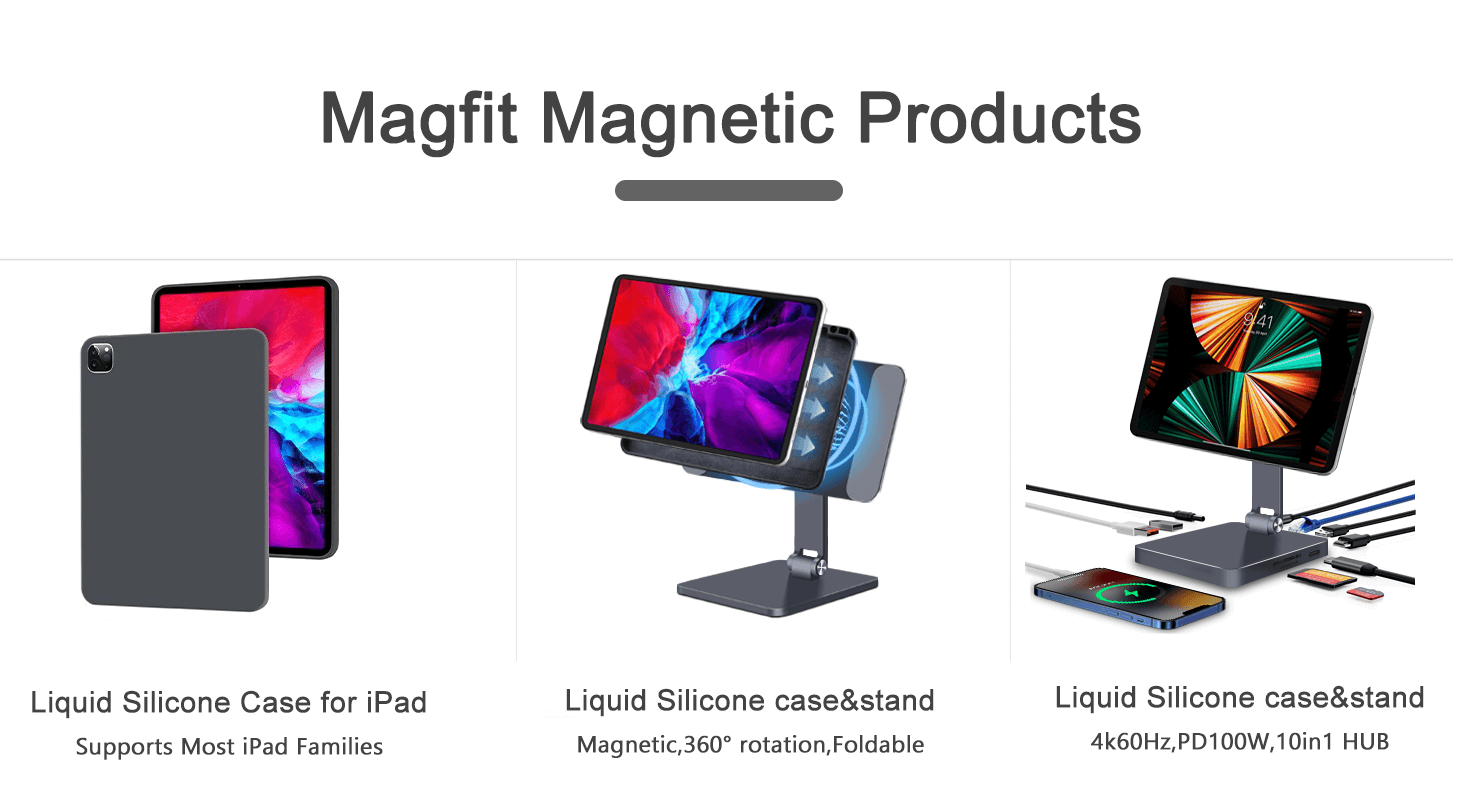 magfit-iPad-pro-magnetic-stand-family