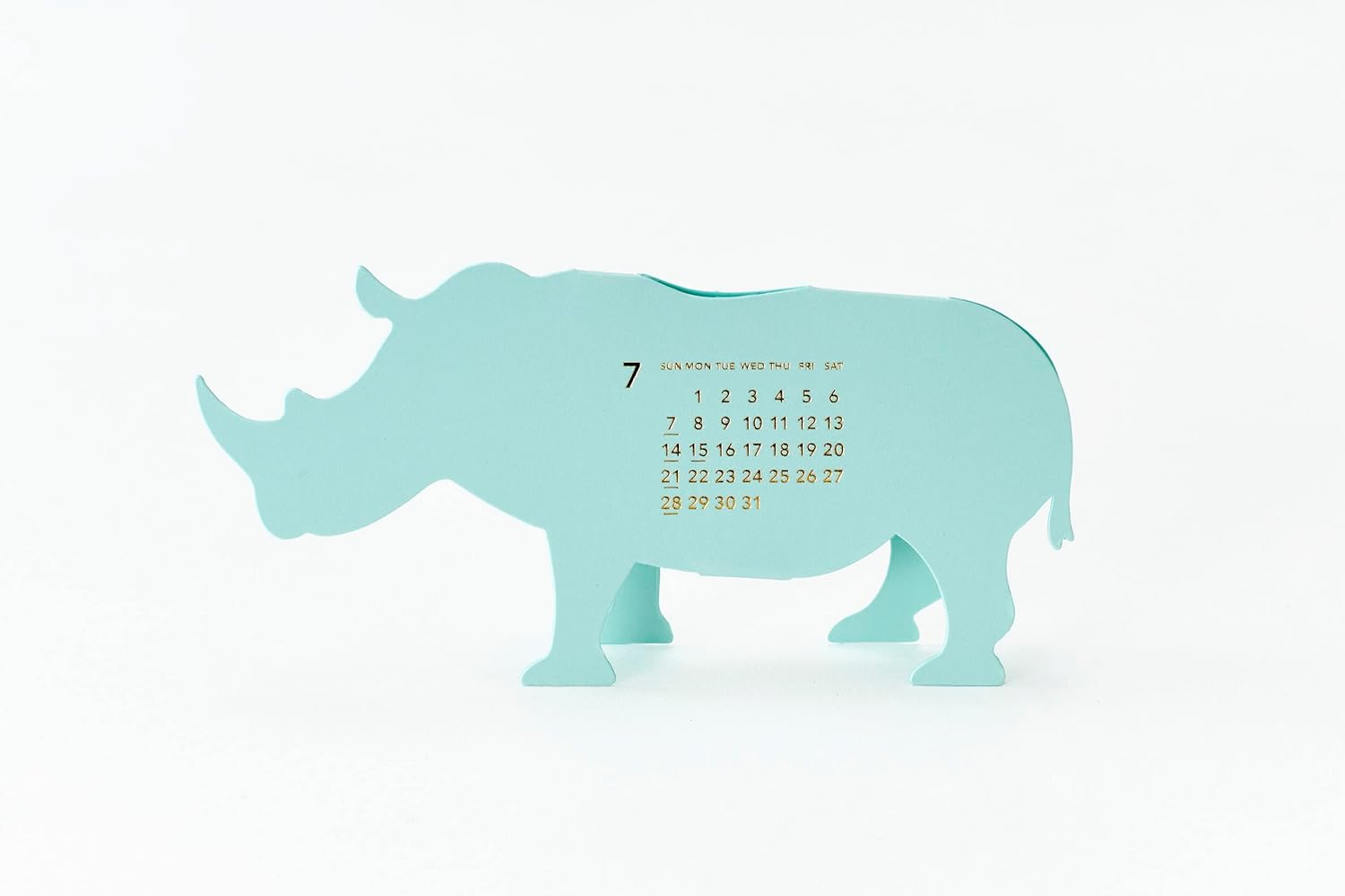 good morning 2024 desk calendar safari 1787