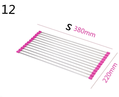 MessFree? Roll-Up Stainless Steel Sink Rack